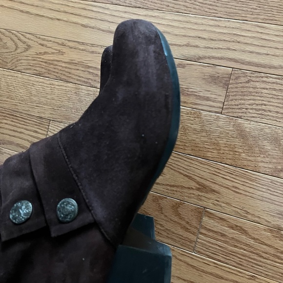 [39/8-8.5]Dansko Bown Suede Baker Leather Ankle Boots - Picture 7 of 10